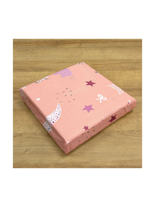 Lino Home Σετ Σεντόνια Ημίδιπλα Βαμβακερά Dreamy Dancers Coral 170x260cm 3τμχ