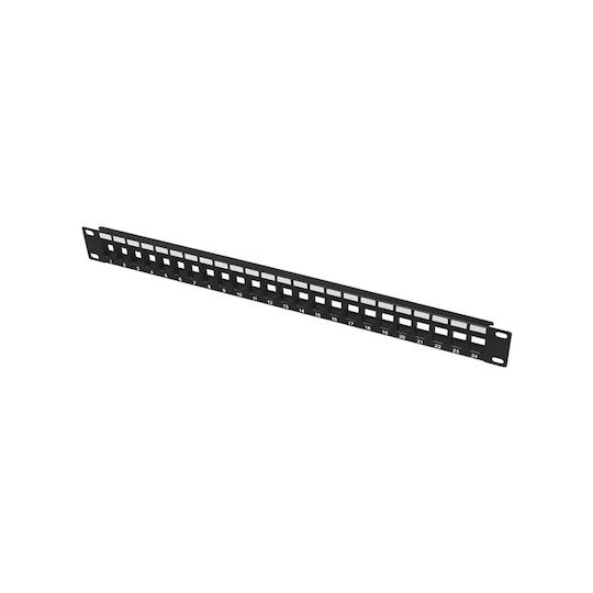 Keystone Patch Panel 24 Позиции 1u Power On Bpp-u-24 Utp Стойка За Стенен Монтаж