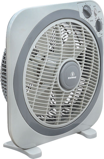 Human KYT30C Box Fan 45W Διαμέτρου 30cm Λευκό