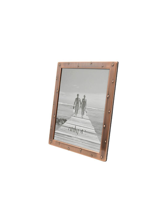 Ankor Fotorahmen Versilbert mit Rose Gold Rahmen