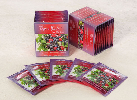 Tips & Buds Fructe de Pădure Ceai Negru 10 Plicuri