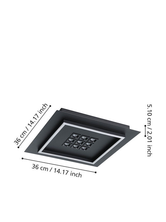 Led Panel Balazote X 36x36x5cm Ν 901192