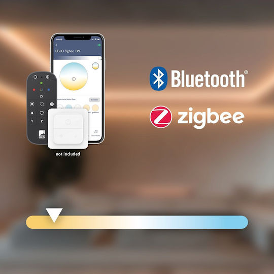 Eglo Salobrena Τετράγωνο Εξωτερικό LED Panel 15.3W με Ρυθμιζόμενο Λευκό Φως 30x30εκ.
