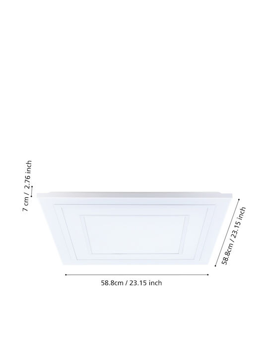Eglo LED Panel 29W with RGBW Lighting