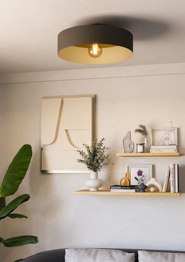 Eglo Duaia Deckenleuchte 42 cm Grau