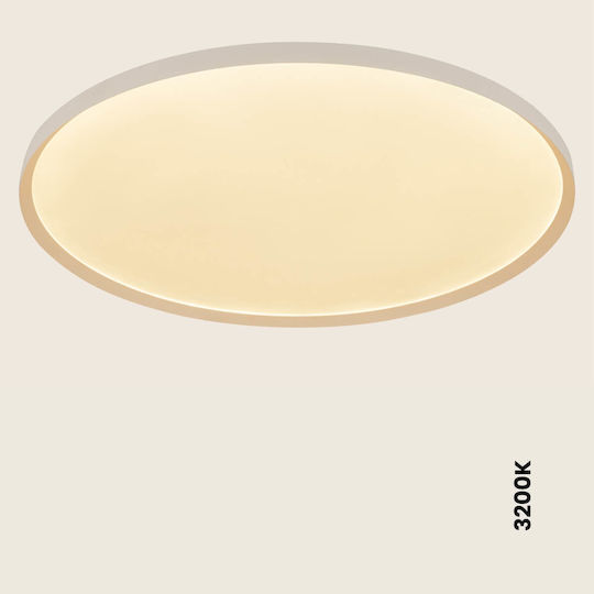 Zambelis Lights Plafonieră de Tavan 85 cm Albă cu LED Integrat
