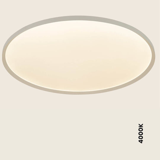 Zambelis Lights Plafonieră de Tavan 85 cm Albă cu LED Integrat