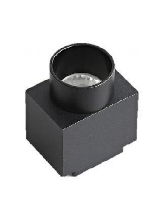 Optonica Einzel LED Spot in Schwarz Farbe