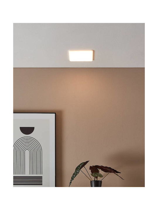 Eglo Стенно Външно Спот Осветление LED IP65 с Топло бяло Светлина 15.5x15.5εκ.