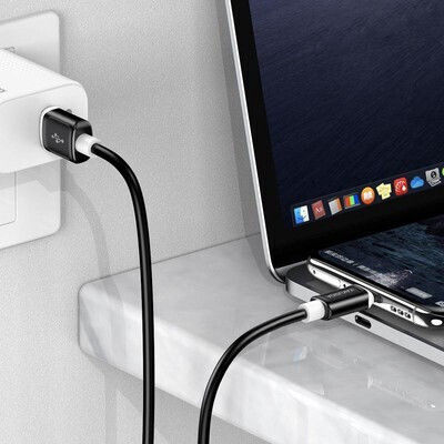 Kakusiga USB 2.0 Cable USB-C male - USB-A Μαύρο 1m KSC-998-C-BK