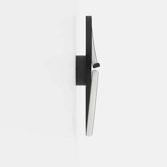 Eglo Serpins Modern Wall Lamp Black 20.5x40cm