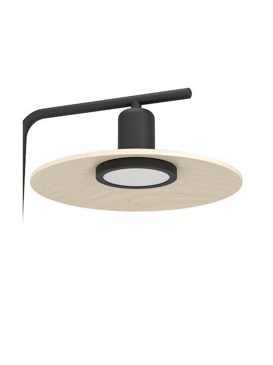 Eglo Mayazes Floor Lamp H162xW31.5cm. with Socket for Bulb GU10 Black