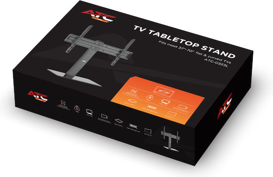 ATC ATC-0323L Tabletop TV Mount up to 70" and 40kg Black
