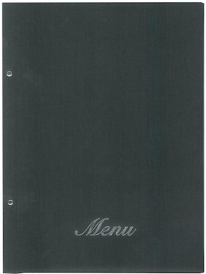 Next Menu Holder Made of PU Leather in Black Colour 32x24 cm Fabric
