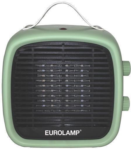 Eurolamp Κεραμικό Αερόθερμο Δωματίου Δαπέδου Πράσινο 1200W