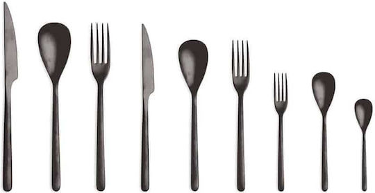 Comas Set of Forks Fruit/Dessert Black 14.5cm 12pcs