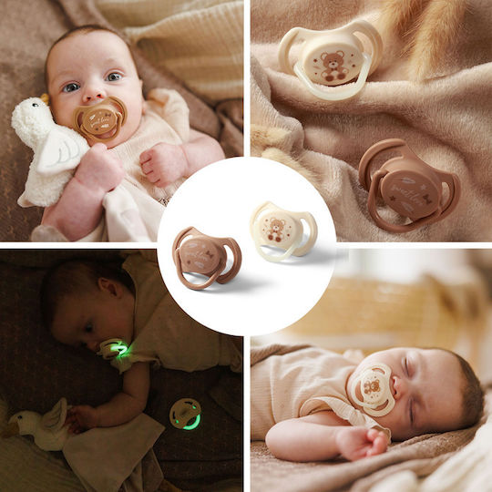 Babyono Биберони Силикон Нощна за 0-6 месеци 2бр