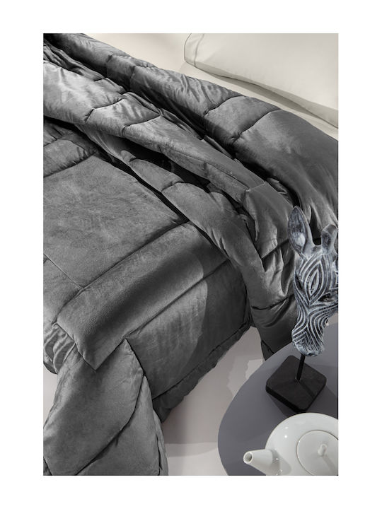 Guy Laroche Duvet Set Semi-double 180x240cm Scarlett Carbon 2pcs 530 GSMGsm
