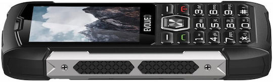 Evolveo StrongPhone H1 Dual SIM Ανθεκτικό Κινητό με Κουμπιά Black-Silver