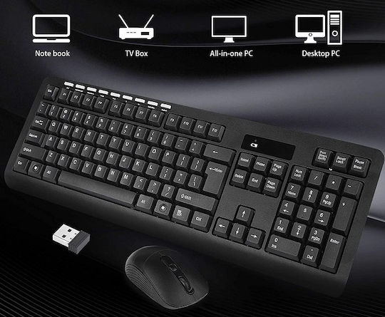 CMK-329 Wireless Keyboard & Mouse Set International English