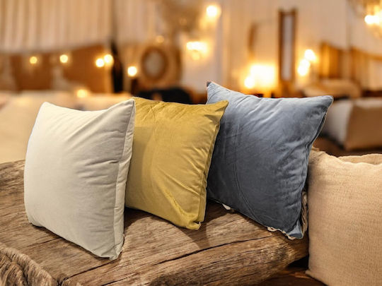 Decorative Pillow Case from Velvet Mauve 45x45cm.