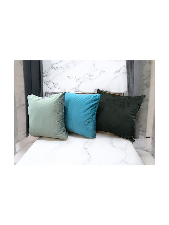 Decorative Pillow Case from Velvet Orange 45x45cm.