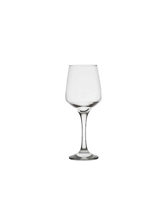 Uniglass Set Gläser Weißwein / Champagner aus Glas Mit Stiel 380ml 12Stück