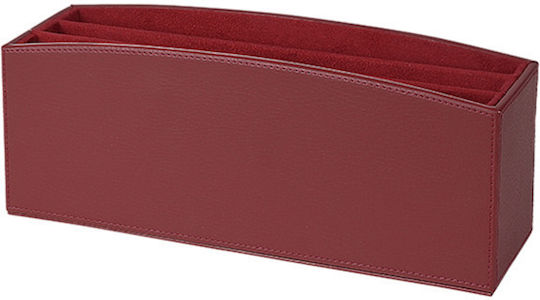 Vnc Exclusive New Leather Office Folder Holder Burgundy