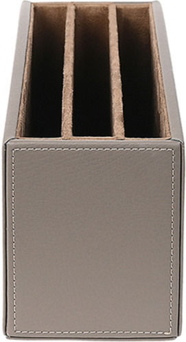 Vnc Exclusive New Gray Leather Office Folder Holder