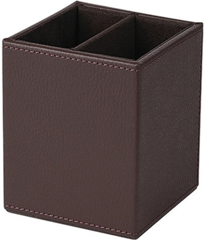 Vnc Exclusive New Leather Pencil Holder Brown