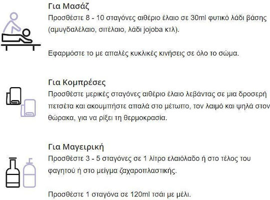 Etheleo Βιολογικό Αιθέριο Έλαιο Λεβάντα 10ml