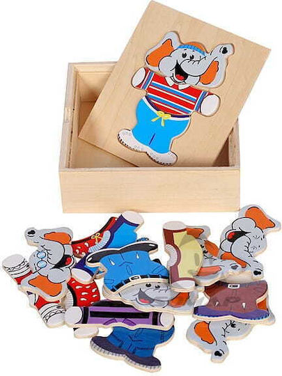 Wooden Kids Peg Puzzle Anelixi
