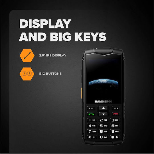 Hammer Horizon LTE Dual-SIM Widerstandsfähig Handy Schwarz