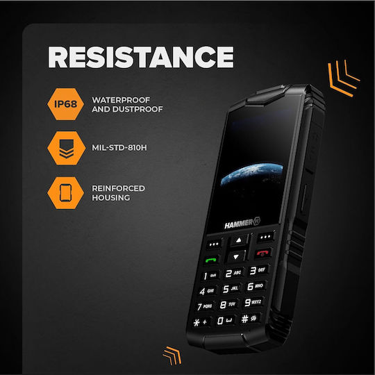 Hammer Horizon LTE Dual-SIM Widerstandsfähig Handy Schwarz