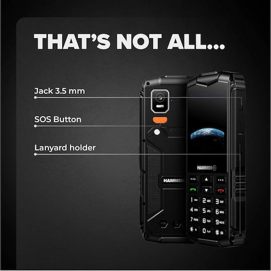 Hammer Horizon LTE Dual-SIM Widerstandsfähig Handy Schwarz