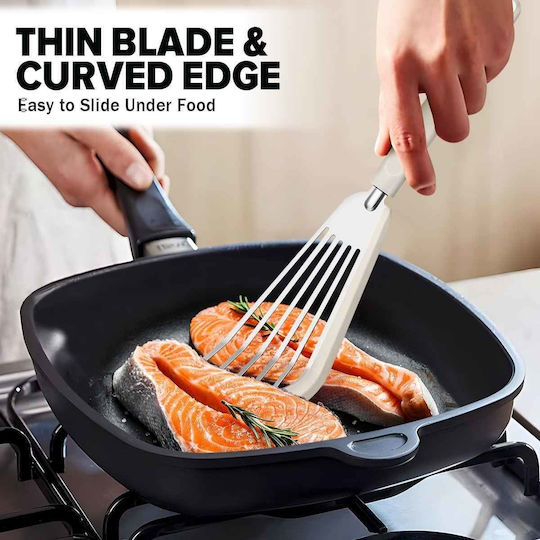 Uncle George Spatula Slotted Stainless Steel 33cm