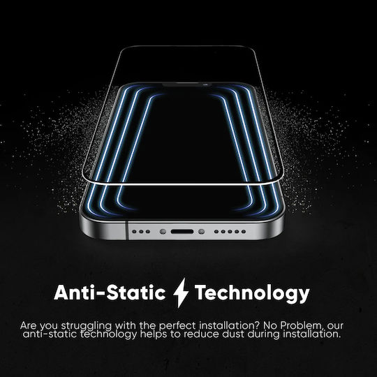 ANANK 3D Tempered Glass Μαύρο (iPhone Air)