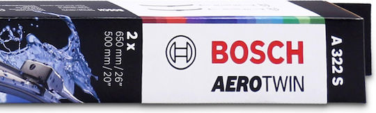 Bosch Aerotwin Front Car Wiper Set 650mm/500mm for Volkswagen Golf