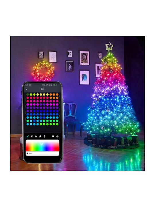 200 Λαμπάκια LED 24μ. RGB σε Σειρά