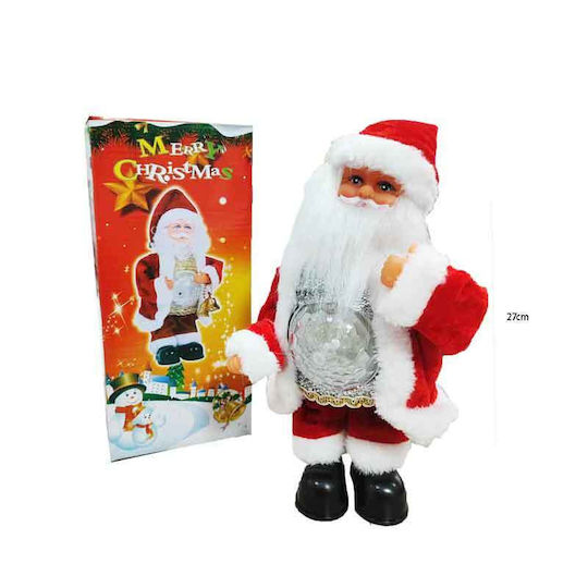 Illuminated Santa Claus Red 27cm Decorative
