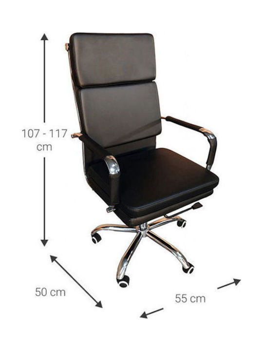 Polihome Twinport Office Chair with Recline and Adjustable Arms Mauro