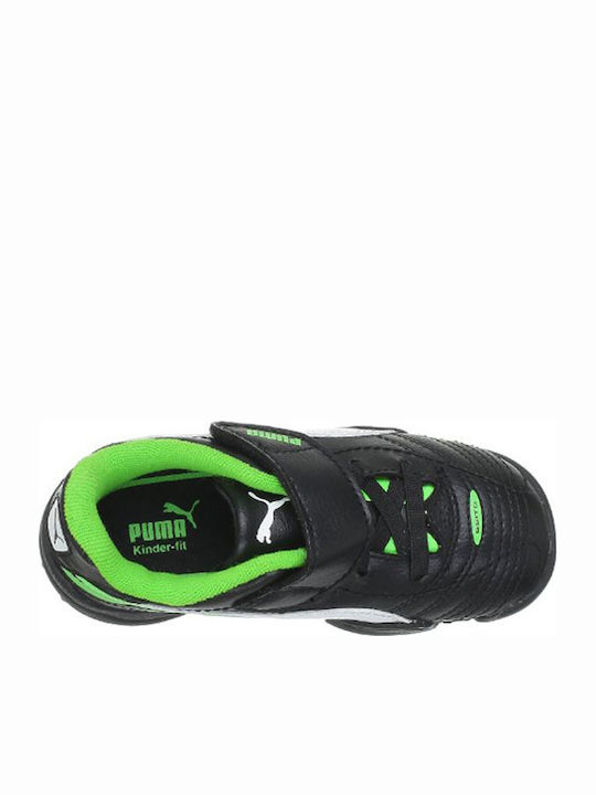 Final Tt V Jr 19 TT Kids Soccer Cleats & Shoes with Turf Black