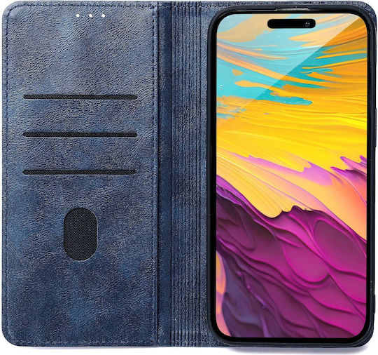 TelForceOne Smart Seam Back Cover Silicone / Synthetic Leather Navy Blue (iPhone 17 Pro Max)