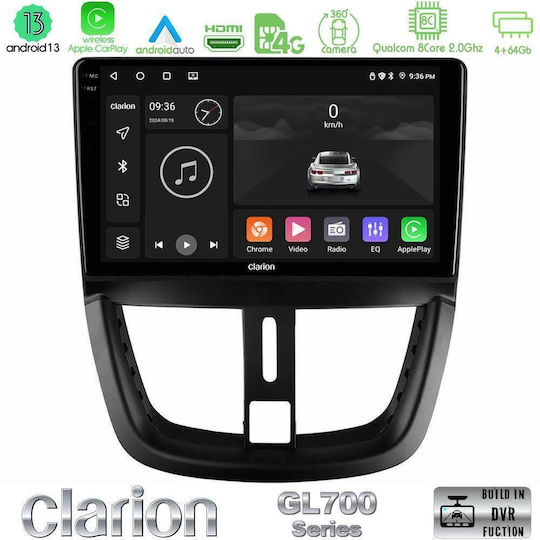 Clarion Автомобилна Аудио Система (Блутут/USB/WiFi/GPS/Apple-Carplay/Android-Auto) с Тъчскрийн 9"