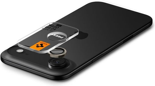 Spigen Optik Pro EZ Fit Camera Protection Tempered Glass Gold for the iPhone 17 Air