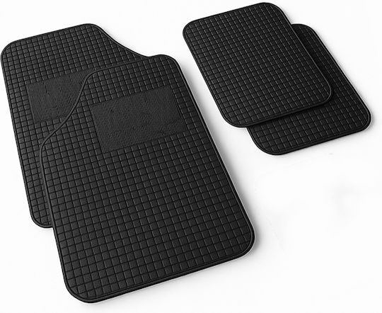 Set 4 Covorașe Auto Kiwari Strong Universal Negru