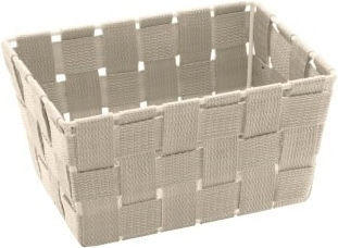 Wenko Καλάθι Αποθήκευσης Πλαστικό Μπεζ 19x14x9cm