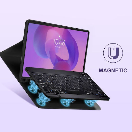 Tech-Protect Klappdeckel mit Tastatur Schware (Lenovo Idea Tab Pro / Pro MT 12.7 TB-373)