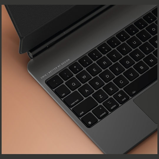 Uniq Flip Cover με Πληκτρολόγιο Καφέ (iPad Pro 11 M4 (2024))