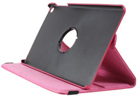 Flip Cover Δερμάτινη Περιστρεφόμενη Ροζ (Galaxy Tab A 10.1 2019)